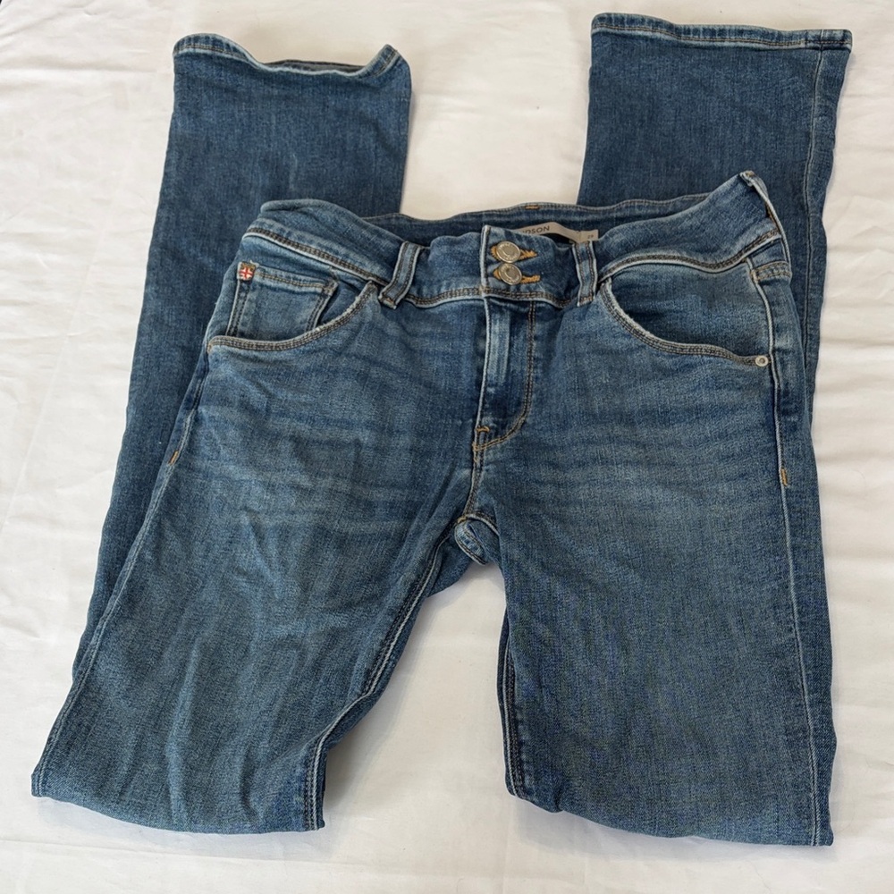 Hudson Jeans Beth Omega Classic Straight Skinny Leg Size 27